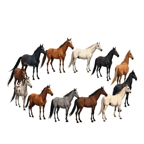 Robes du cheval